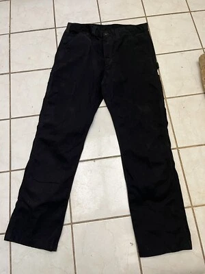 CARHARTT ¡NUEVO! Jeans de carpintero negros RELAXED FIT TALLA 36x34 ¡NUEVOS SIN ETIQUETAS! Foto 1 de 4