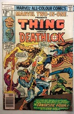 MARVEL TWO-IN-ONE #27 (1974) VG PENCE COPY MARVEL