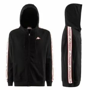 KAPPA Men's Jacket Sweatshirt Winter Hood Cotton Slim Logo Tape Aliwe 304M540 - Picture 1 of 5