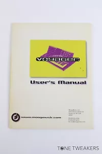 Moog Music Minimoog Voyager Manuale Utente 2 RIVENDITORE SYNTH VINTAGE - Foto 1 di 4