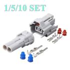 2 Pin Sumitomo Fuel Injector Connector Plug Socket Kit for Toyota Nippon Denso