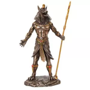 Ägyptische Anubis Statue aus Bronze - Bild 1 von 1