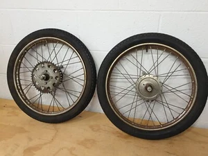 Italian Moped Wheel Set From Cimatti Minarelli Moped, Pirelli Tires, Brakes - Picture 1 of 13
