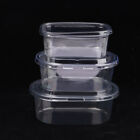 25Pcs 280 500 700Ml Clear Oval Plastic Box Cake Bowl And Packaging Containers And Tm