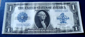 1923 $1 SILVER CERTIFICATE Dollar horse blanket VERY NICE SHAPE Speelman/white - Picture 1 of 4