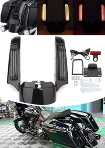 Guardabarros trasero fascia luz LED para Harley Electra Street Road Glide '14-23 - Imagen 1 de 21