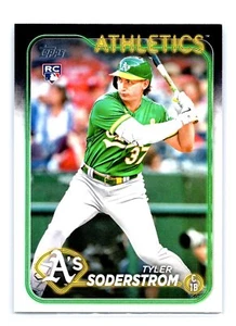 2024 Topps Tyler Soderstrom Oakland Athletics RC - Picture 1 of 2