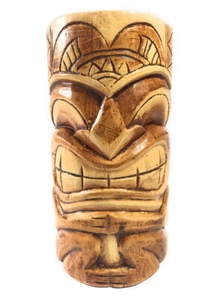 Money tiki mask 8" - Hand Carved | #bds1202220 - Picture 1 of 1