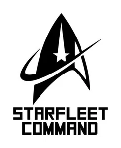 Star Trek Sternenflottenkommando Aufkleber #2 3,5"x4,5" Farbe wählbar - Bild 1 von 2