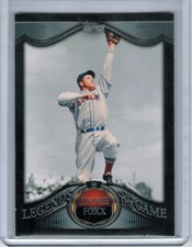 2009 Topps Legends of the Game Platinum JIMMIE FOXX /25 #LLP-10 (2268)