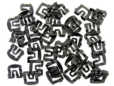 AMC Windshield & Rear Window Trim Reveal Molding Clips- 40 clips- #026F - Image 1 of 4