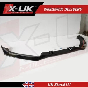 Audi RS7 2011-2014 Front Splitter Lippe - 3 Stück Glanz Schwarz ABS Unterer Satz - Bild 1 von 5