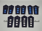DDR / BRD POLIZEI SCHULTERKLAPPEN BLAU – ÜBERGANGSZEIT – FREIE AUSWAHL - POLICE