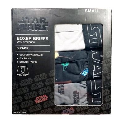 Star Wars - Pack de 3 calzoncillos boxer para hombre - PEQUEÑOS - bolsa mosca, tela elástica -193 Foto 1 de 4