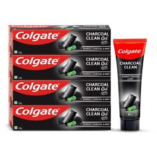 Colgate Charcoal Clean Black Gel Deep Clean Toothpaste- Pack of 4 - Free Ship