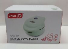 New listing
		Dash Waffle Bowl Maker Deluxe Mint Green 750 Watt Non-Stick - New Open Box -