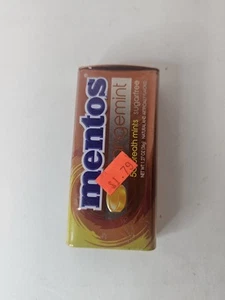VINTAGE Discontinued Mentos Mints Orange Metal Tin Brand New - Picture 1 of 2