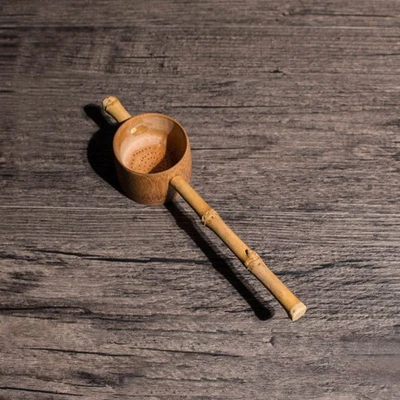  Infusor de té vintage hecho a mano filtro de bambú chino kung fu colador de té Foto 1 de 4