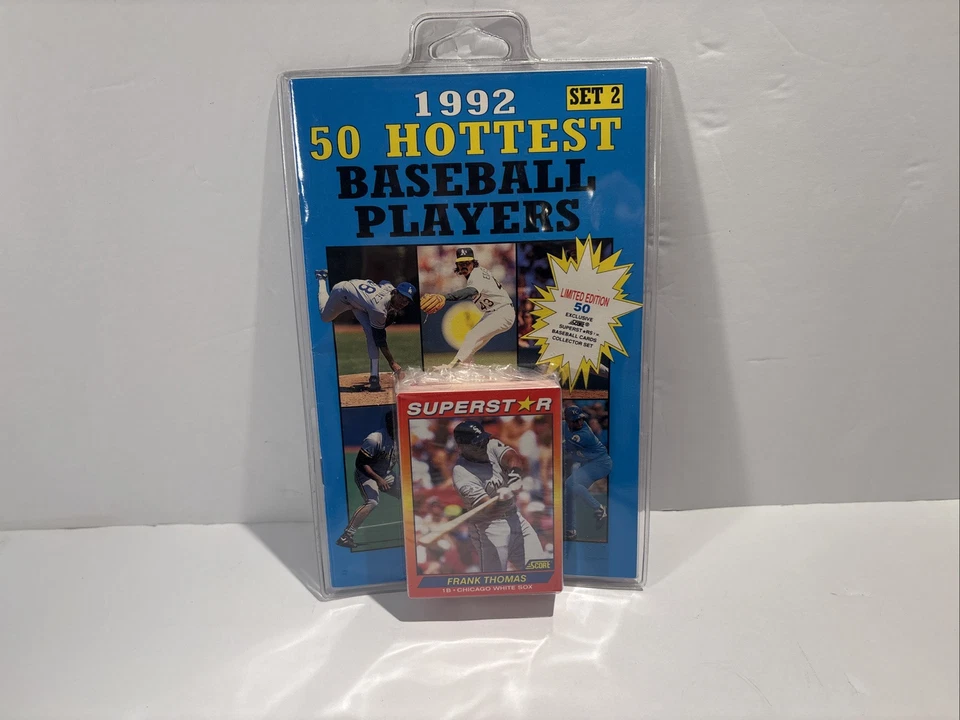 Vtg 1992 50 Hottest Baseball Players SCORE Collector Cards Factory Set #2