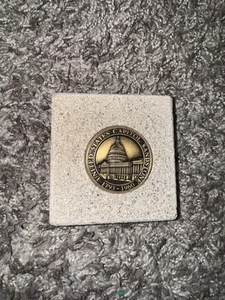 United States Capital Building Actual Genuine Historic Sandstone Paperweight - Picture 1 of 2