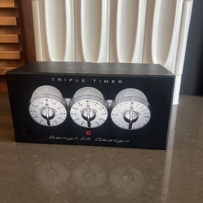 Temporizador triple Bengt Ek Designs Suecia 120/20/60 Foto 1 de 4