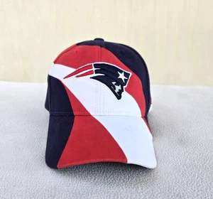 New England Patriots Hat Cap Strap Back NFL Football Reebok Mens Red White Blue - Picture 1 of 14
