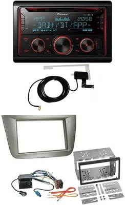 Pioneer 2DIN MP3 DAB USB CD Bluetooth Autoradio für Seat Altea XL Altea Toledo s - Bild 1 von 4