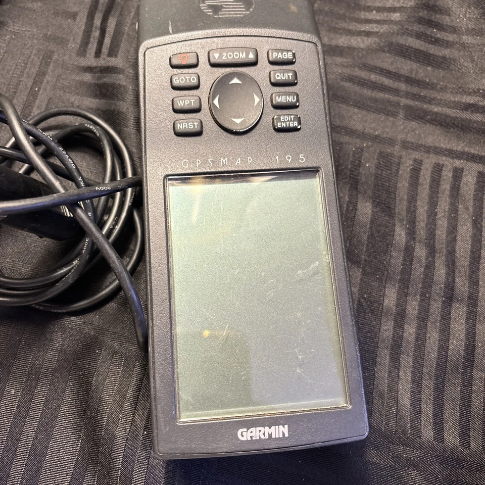 BUNDLE Garmin GPSMAP 195 Aviation GPS Antenna power supply TESTED powers on - Image 1 of 3