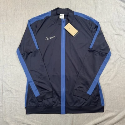 Nike Dri-FIT Chaqueta de Pista para Hombres XL Azul Marino Calce Ajustado Fútbol DR1681-451 Nueva Foto 1 de 4