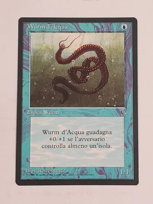 MTG Water Wurm (Italian Dark/Blue/C) - BGM - Image 1 of 2