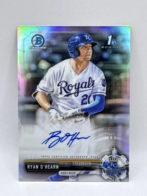 Ryan O'Hearn 2017 Bowman Chrome Prospect 1st Refractor Auto /499 Autograph - Image 1 of 2