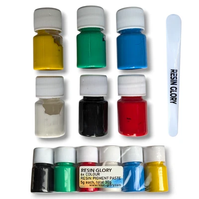 6 color Epoxy Resin Pigment Paste set 5g each for craft, art UK - Image 1 of 4