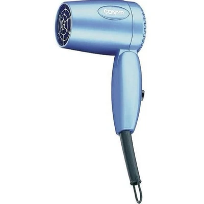Secador de pelo compacto Conair 1600 W doble voltaje tamaño de viaje azul nuevo en caja Foto 1 de 3