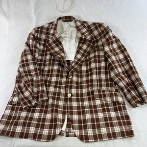 VTG American craftsman Men’s Suit Jacket Size XL - Picture 1 of 15