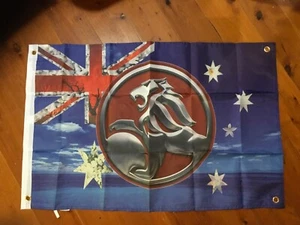 5 foot x 3 foot. AUS SELLER. HOLDEN GMH flag man cave banner printed poster - Picture 1 of 7