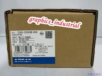 New in Box OMRON New Thermostat E5AC-CX3ASM-804 Original E5AC-CX3ASM-804 - Image 1 of 4