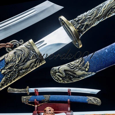 Sharp Kung Fu Dao Broadsword Knight Machete Sword Fighting Kylin Sabre Katana - Image 1 of 4