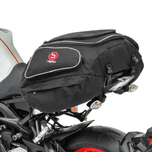 Bolsa de Asiento X50 para Yamaha XJ6 Diversion sillin pasajero negro - Imagen 1 de 10