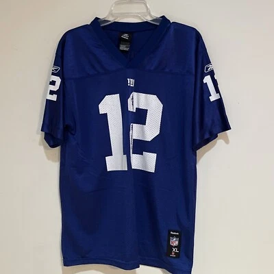 Camiseta New York Giants Smith #12 tamanho Youth XL Reebok - Imagem 1 de 4
