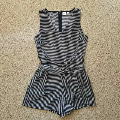 Nuevo mono GAP talla 8, 10 cuello en V cuello en Ponte azul a rayas 499154 precio de venta sugerido por el fabricante 52,95 USD Foto 1 de 4