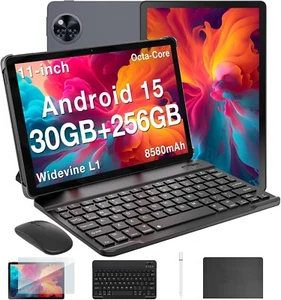 DOOGEE U11 PRO Android 15 Tablet 11 Inch, 30GB +256GB/2TB, 8580mAh 90Hz Screen - Picture 1 of 10