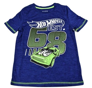 Jumping Beans Boys Hot Wheels Est. Camisa 68 absorbente de humedad nueva talla 7 - Imagen 1 de 1