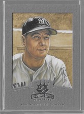 Lou Gehrig 2002 Donruss Diamond Kings Silver Foil Grey Frame Card #/400