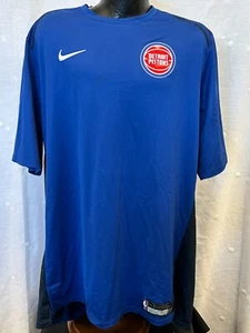 Detroit Pistons 2017 Player Issued Nike NBA Authentics Shooting Shirt Size 2XLT - Bild 1 von 10