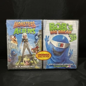 Monsters vs. Aliens and Bobs Big Break - Double DVD pack NEW SEALED - Picture 1 of 2