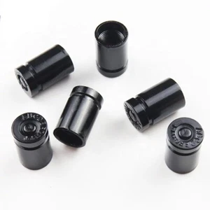 Metal Bullet Shell Casing Wheel Tire Valve Stem Cap - Picture 1 of 6