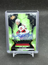 2019-20 SPx  Premium Material Autos /49 Nico Hischier  Auto
