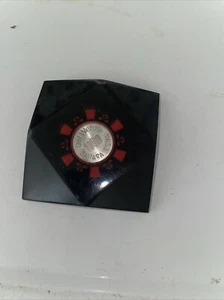 SAHARA Reno $100 Del WEBB's Gamming  Casino Chips Vintage In Resin Paper Weight - Picture 1 of 9