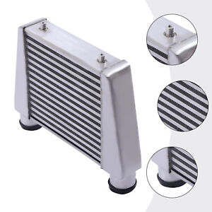 Universal Intercooler Turbo Front Mount 2.5" Inlet/Outlet Same One Side Aluminum