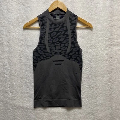 Adidas Stella McCartney Women’s Gray Purple Compression Tank Top Shirt Size S - Image 1 of 4